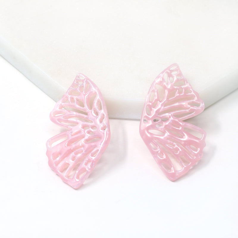 Butterly Resin Statement Earring - Bauble Sky