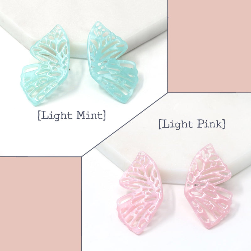 Butterly Resin Statement Earring - Bauble Sky