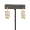 Filigree Owl Small Earring - Bauble Sky