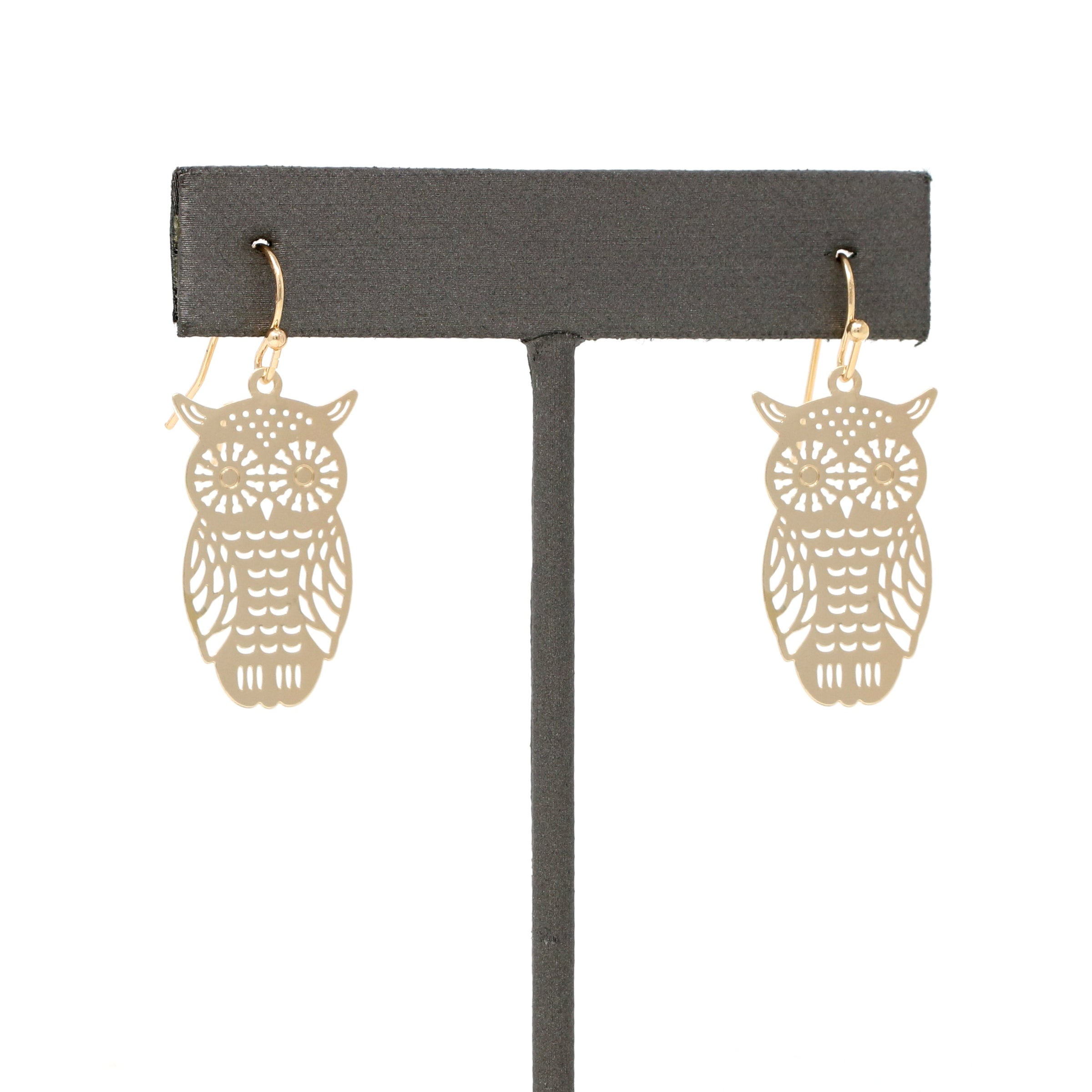 Filigree Owl Small Earring - Bauble Sky