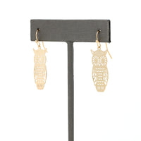 Filigree Owl Small Earring - Bauble Sky