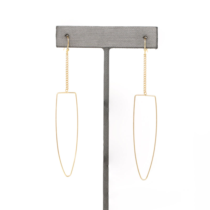 Lightweight Polygon Earring - Bauble Sky
