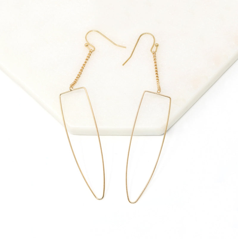 Lightweight Polygon Earring - Bauble Sky