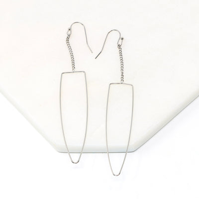 Lightweight Polygon Earring - Bauble Sky