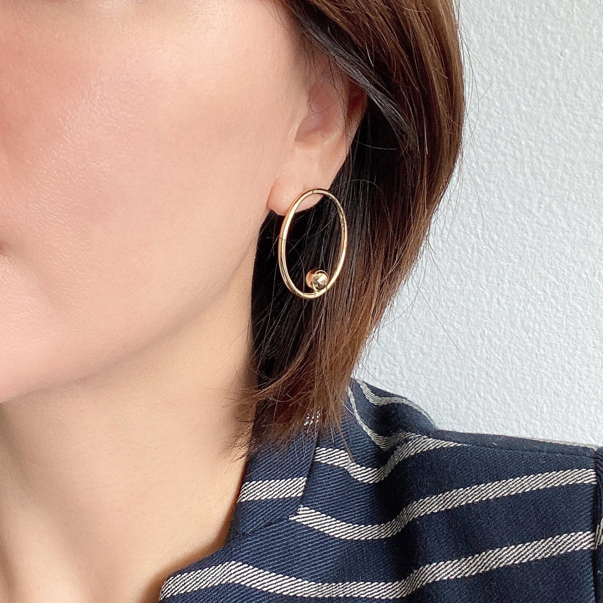 Oversized Bold Stud Earring - Bauble Sky