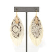 Leather Leaf Earring - Bauble Sky