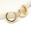 Minimalist Bold Huggie Hoop Earrings