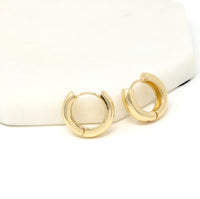 Minimalist Bold Huggie Hoop Earrings