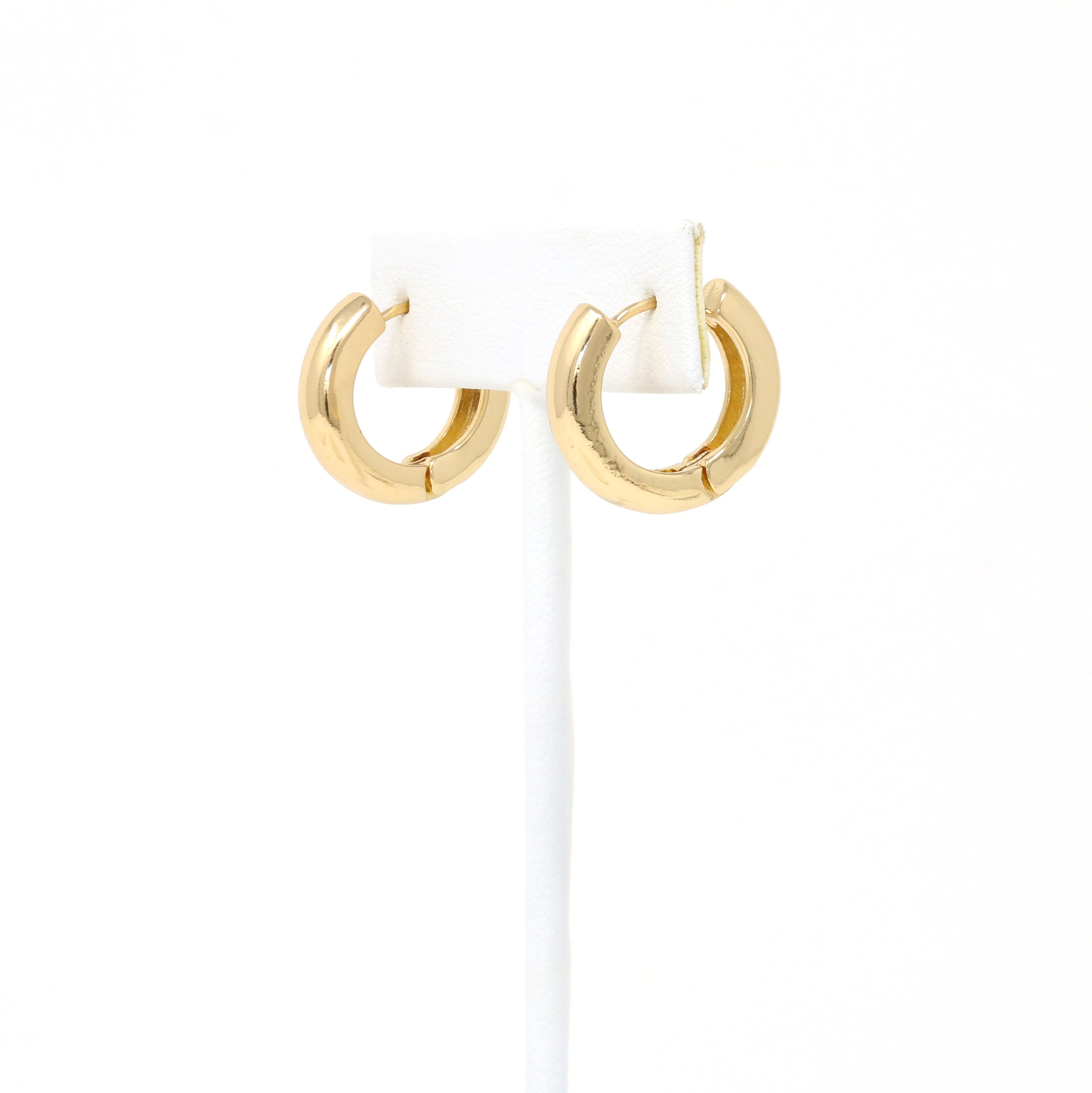 Minimalist Bold Huggie Hoop Earrings