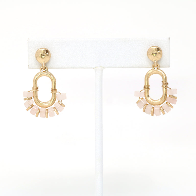 Natural Stone Earring