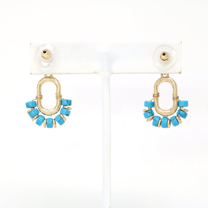 Natural Stone Earring