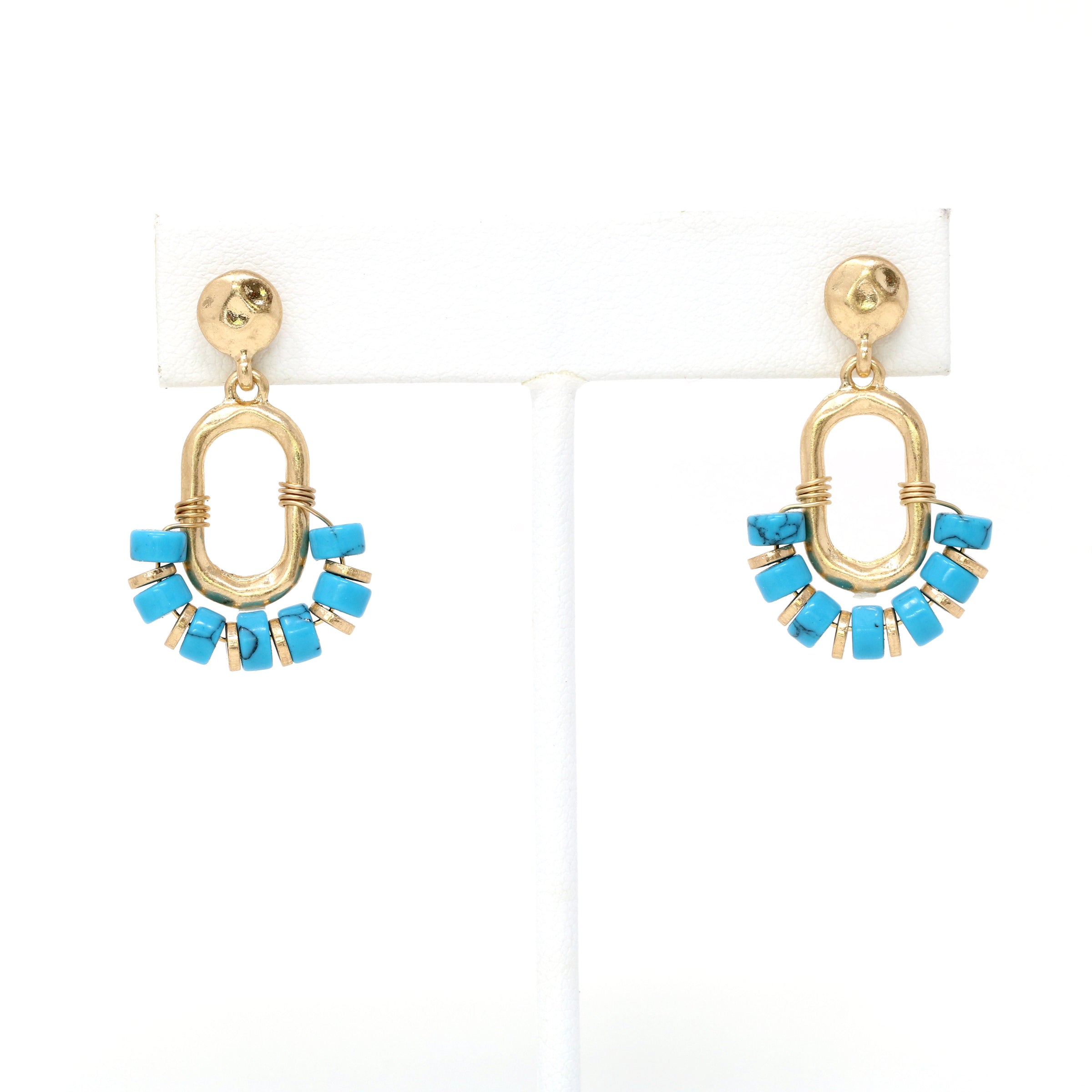Natural Stone Earring