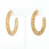 Glitter Resin Hoop Earring