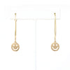 Smiley Face Hoop Earrings