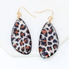 Leopard Resin Earrings