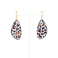 Leopard Resin Earrings