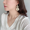 Wooden Daisy Flower Earring