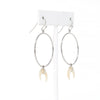 Crescent Mother Of Pearl Earring