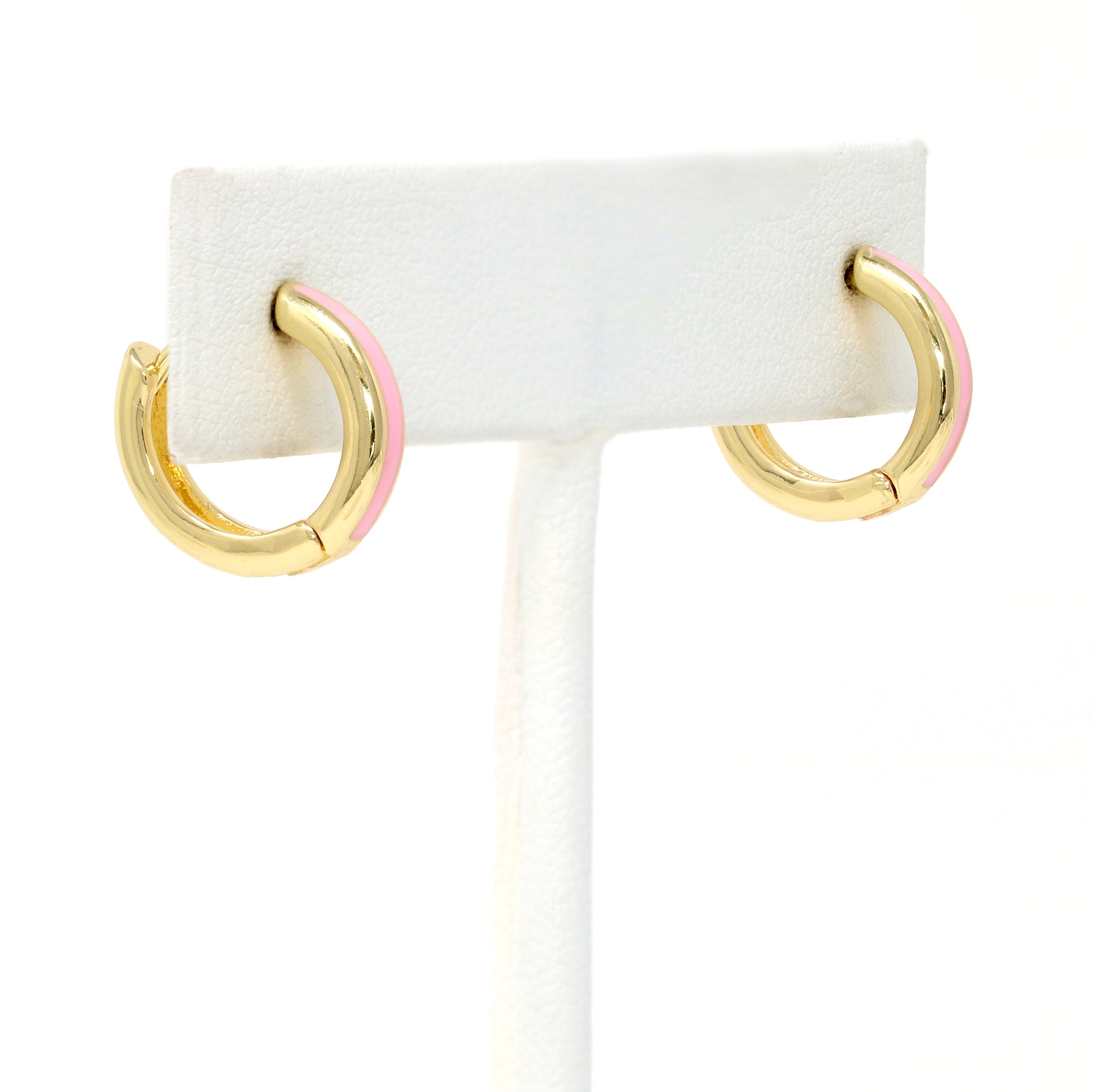 Color Huggie Earrings