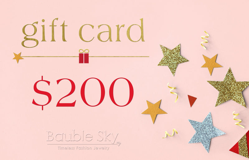 Bauble Sky E-Gift Card : $200 - Bauble Sky