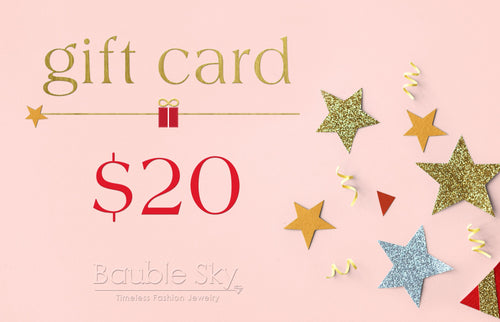 Bauble Sky E-Gift Card : $20 - Bauble Sky
