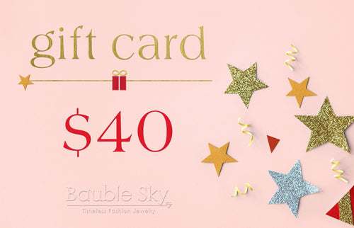 Bauble Sky E-Gift Card : $40 - Bauble Sky