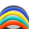 Silicone Keyring Bracelet with Heart Carabiner Lock - Bauble Sky
