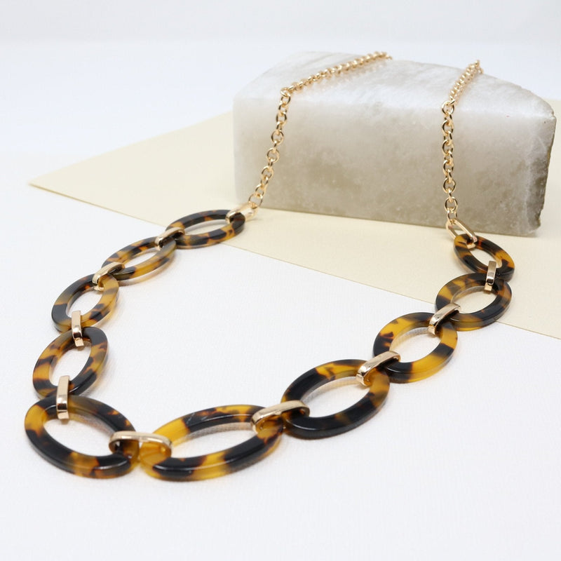 Lightweight Resin Long Necklace - Bauble Sky