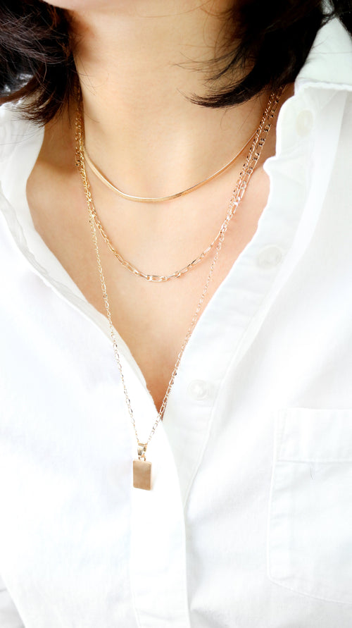 3 Layer Necklace with Charm - Bauble Sky