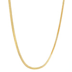 Gold Filled Herringbone Choker Necklace