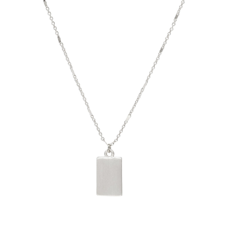Rectangle Charm Necklace