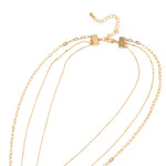 Triple Layered Bar Charm Necklace