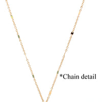 Personalized Initial Hexagon Necklace
