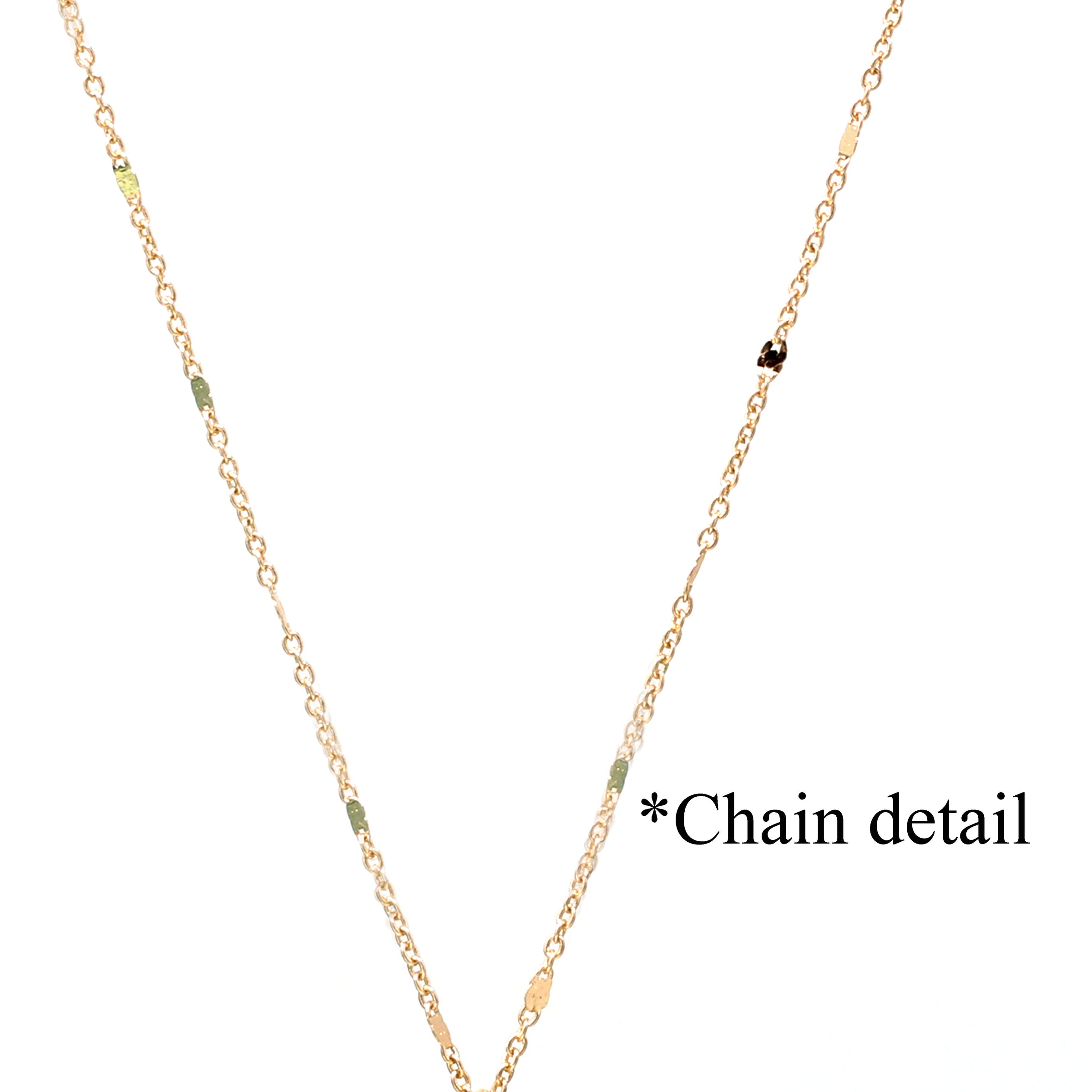 Personalized Initial Hexagon Necklace