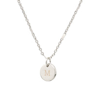 Personalized Initial Circle Necklace