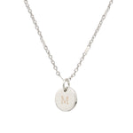 Personalized Initial Circle Necklace