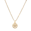 Smiley Face Charm Necklace