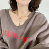 Personalized Initial Hexagon 2 Layer Necklace