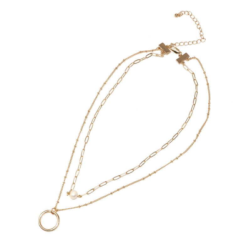 Spitzenklasse 2 Layer Necklace with Charm | Sky Bauble