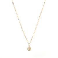 Smiley Face Paperclip Necklace