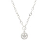 Smiley Face Paperclip Necklace