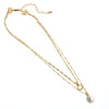 Personalized Initial 2 Layer Necklace