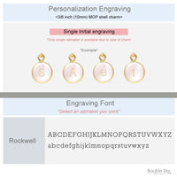 Personalized Initial 2 Layer Necklace
