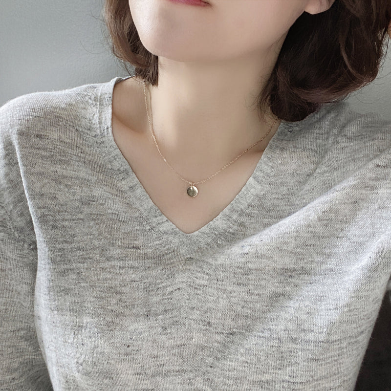 Circle Charm Necklace