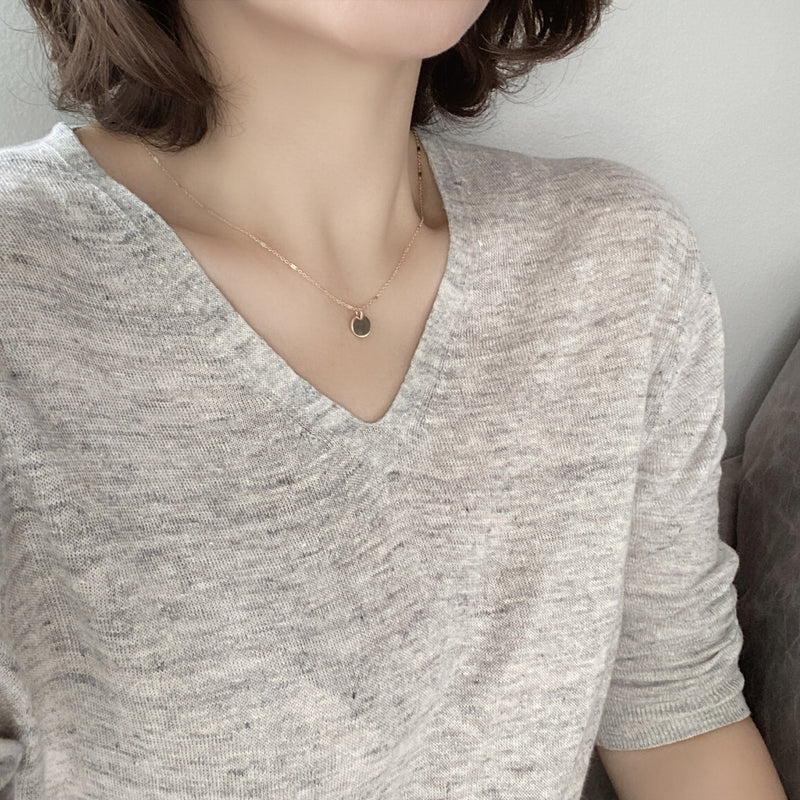 Circle Charm Necklace