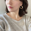 Gold Filled Hollow Bold Hoop Earrings