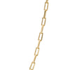 Gold Filled Thin Paperclip Chain Necklace