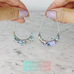 Abalone Crescent Hoops